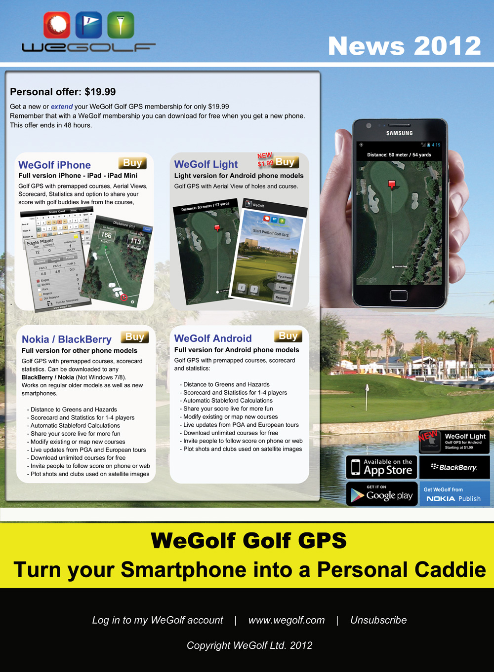 WeGolf Golf GPS